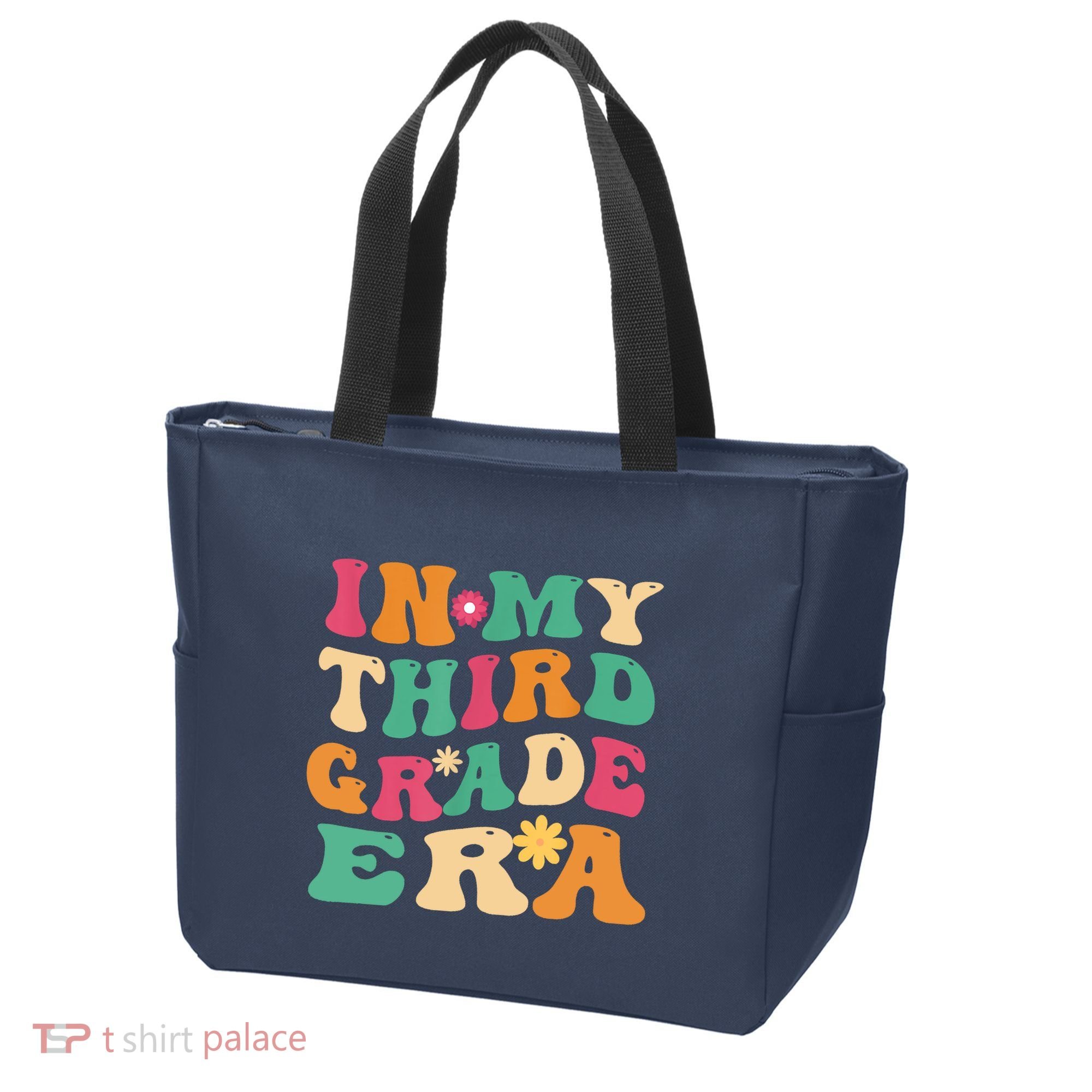 3rd Grade Back To School Retro In My Third Grade Era Teacher Tote Bag