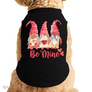 3 Gnomies Be Mine Gift For Valentine Day Doggie Tank