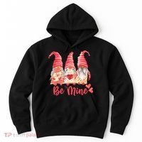 3 Gnomies Be Mine Gift For Valentine Day Hoodie thumb 0