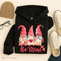 3 Gnomies Be Mine Gift For Valentine Day Hoodie thumb 4
