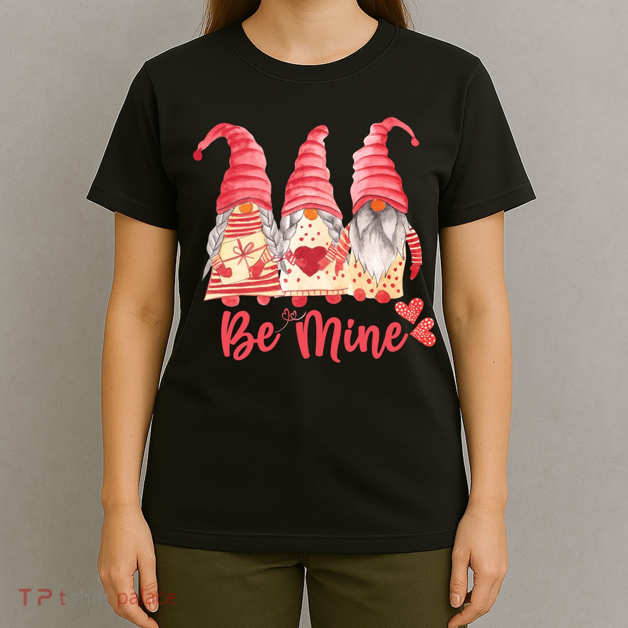 3 Gnomies Be Mine Gift For Valentine Day T-Shirt