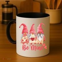 3 Gnomies Be Mine Gift For Valentine Day Coffee Mug thumb 4