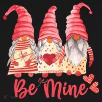 3 Gnomies Be Mine Gift For Valentine Day Mousepad thumb 1