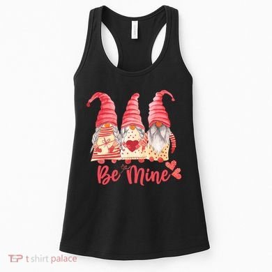 3 Gnomies Be Mine Gift For Valentine Day Women's Tank Top