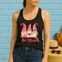 3 Gnomies Be Mine Gift For Valentine Day Women's Tank Top thumb 2