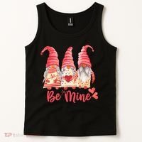 3 Gnomies Be Mine Gift For Valentine Day Tank Top thumb 2