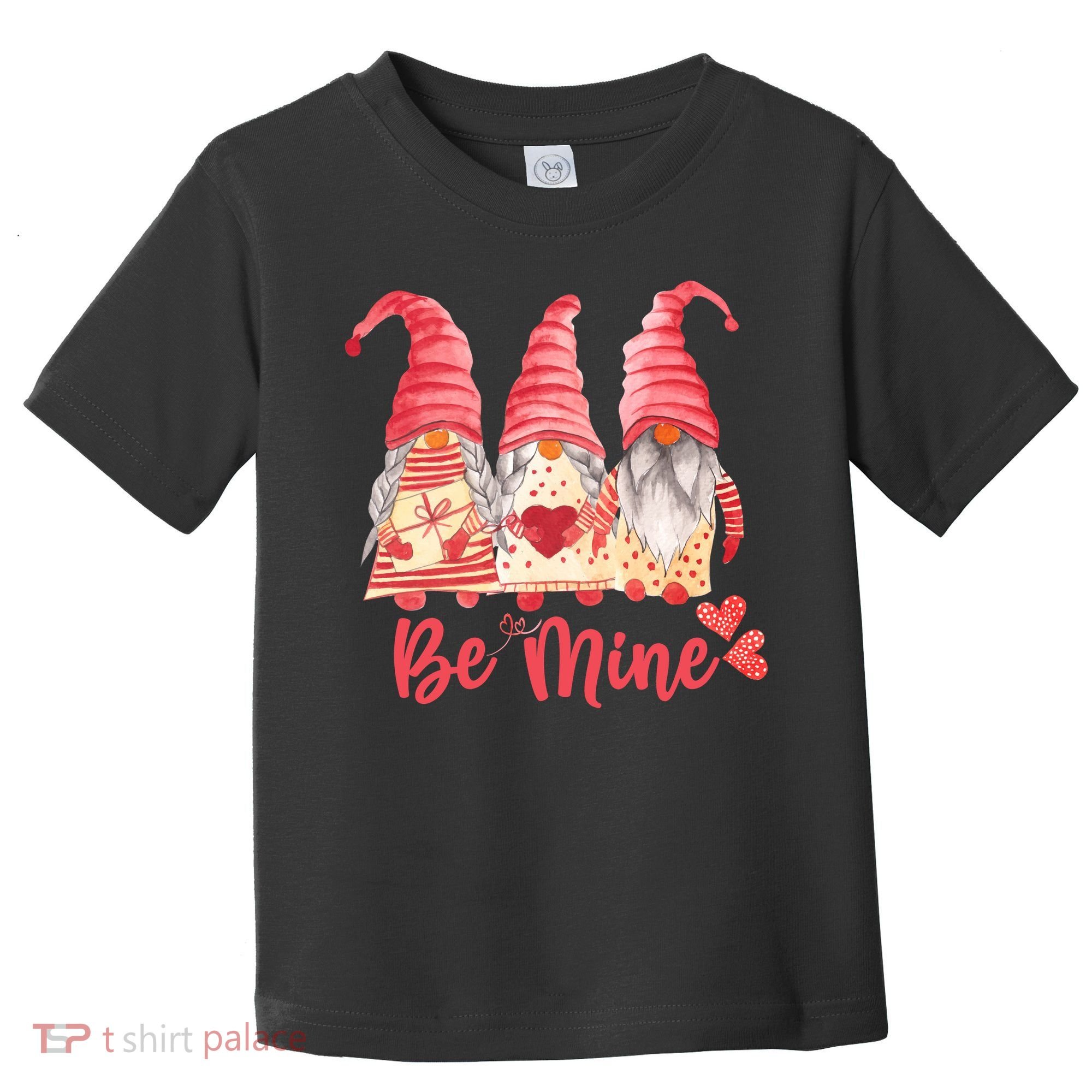 3 Gnomies Be Mine Gift For Valentine Day Toddler T-Shirt