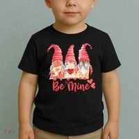 3 Gnomies Be Mine Gift For Valentine Day Toddler T-Shirt thumb 2