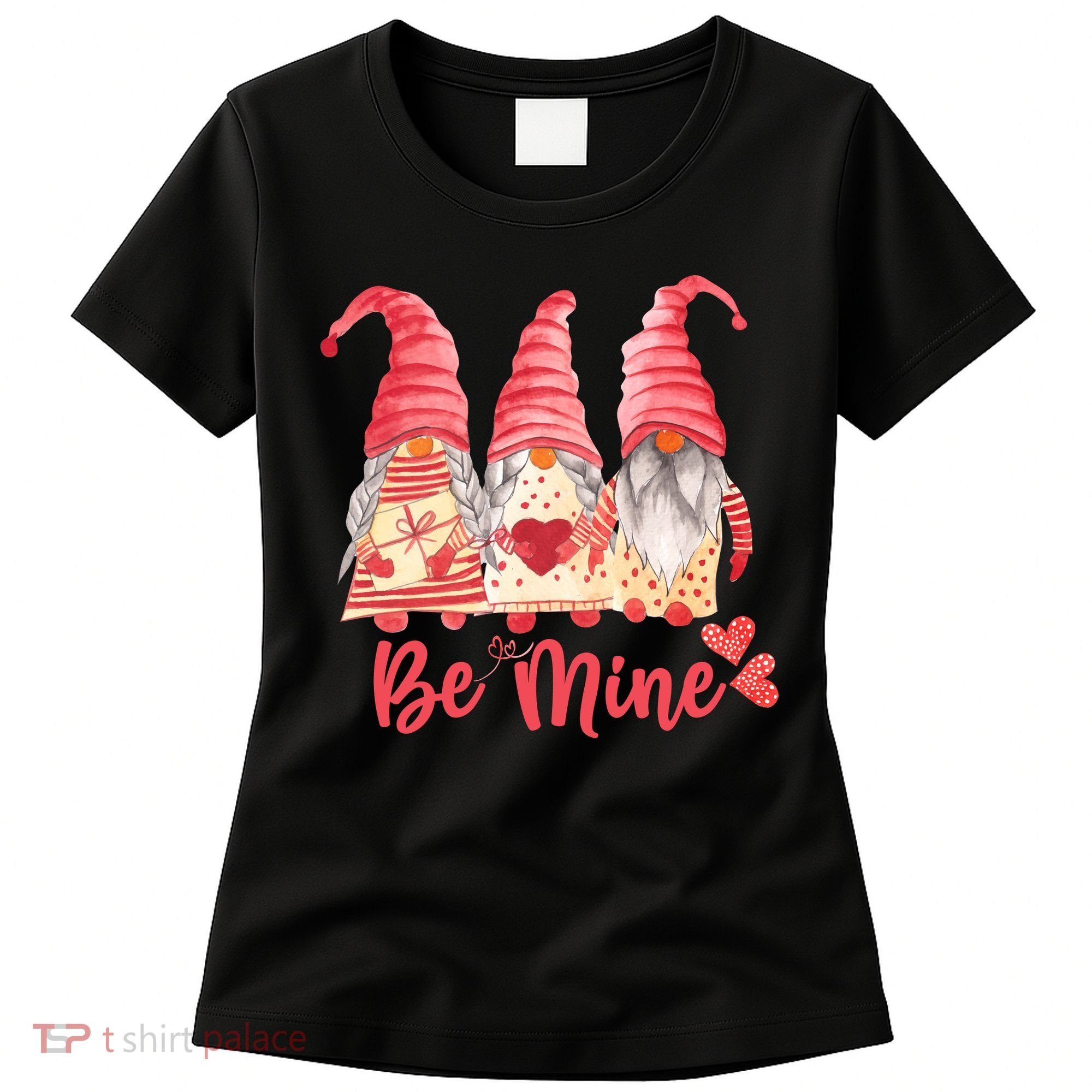 3 Gnomies Be Mine Gift For Valentine Day Women's T-Shirt
