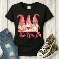 3 Gnomies Be Mine Gift For Valentine Day Women's T-Shirt thumb 3