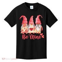 3 Gnomies Be Mine Gift For Valentine Day Kids T-Shirt thumb 0