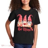 3 Gnomies Be Mine Gift For Valentine Day Kids T-Shirt thumb 2