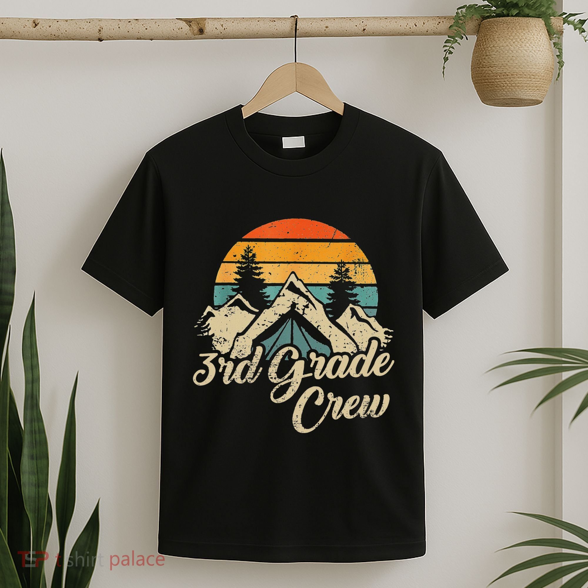 3rd Grade Crew Back To School After Camping Trip Love Camp T-Shirt