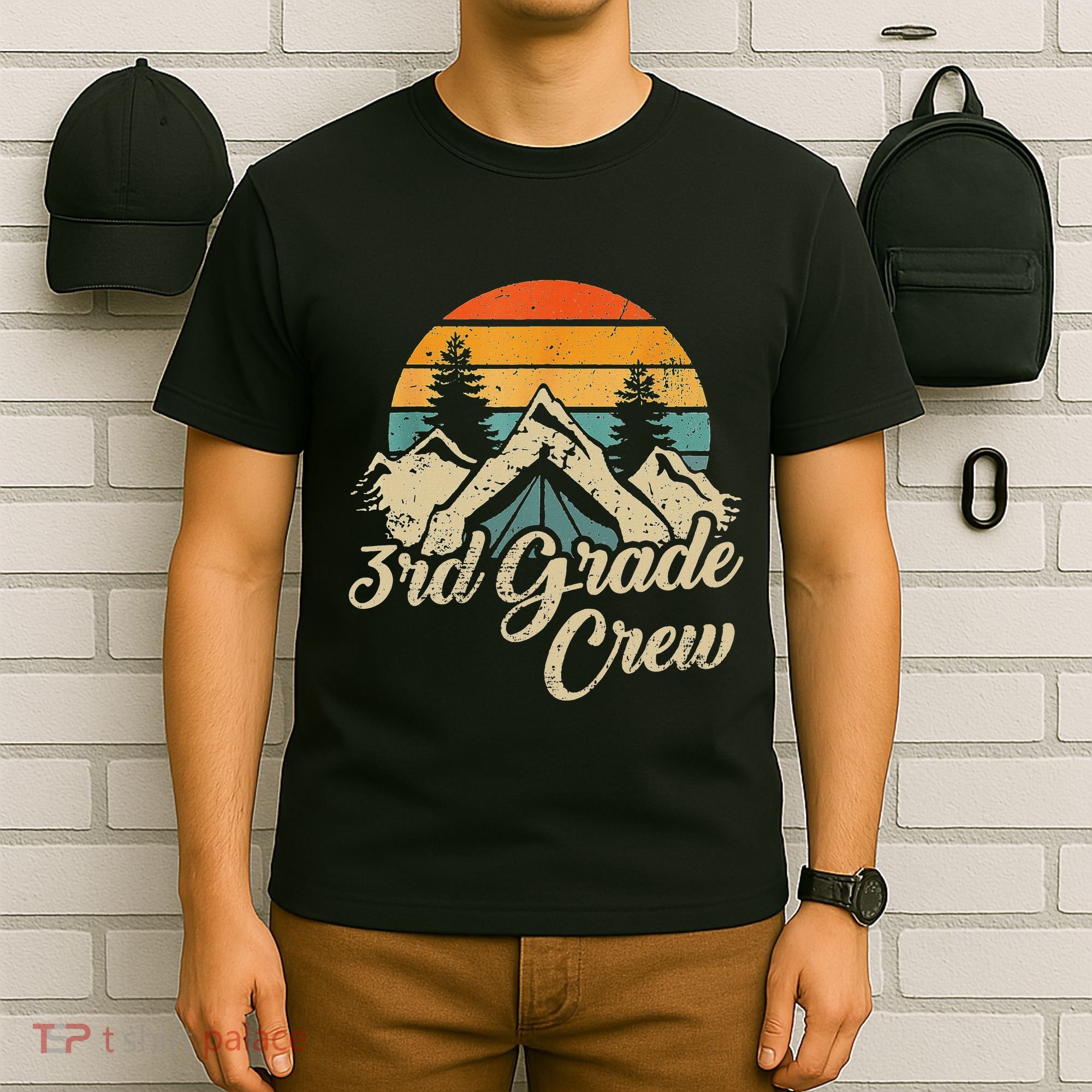 3rd Grade Crew Back To School After Camping Trip Love Camp T-Shirt
