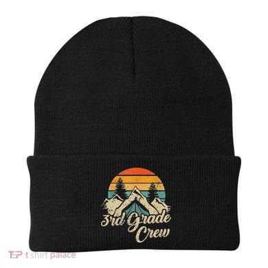 3rd Grade Crew Back To School After Camping Trip Love Camp Beanie