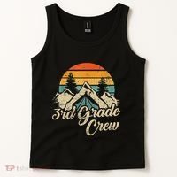 3rd Grade Crew Back To School After Camping Trip Love Camp Tank Top thumb 2