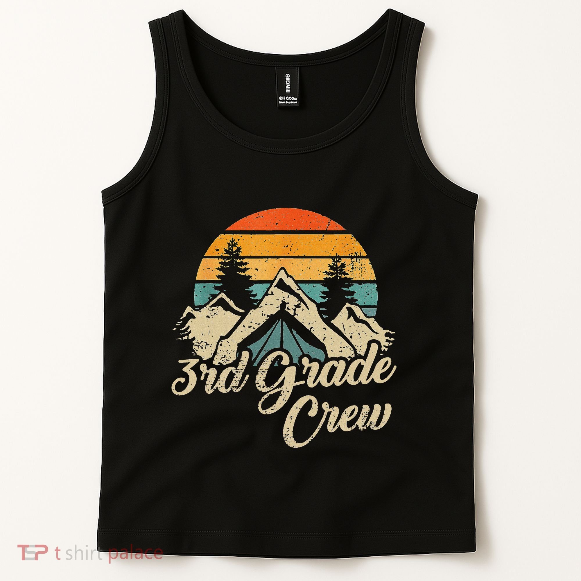 3rd Grade Crew Back To School After Camping Trip Love Camp Tank Top