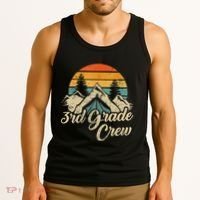 3rd Grade Crew Back To School After Camping Trip Love Camp Tank Top thumb 3