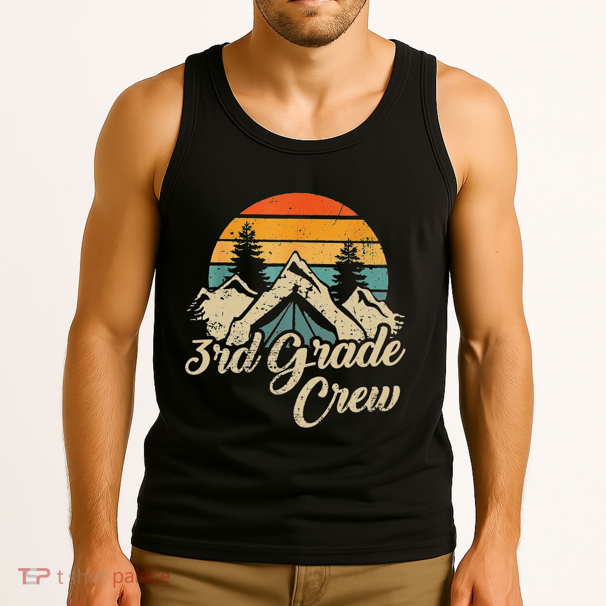 3rd Grade Crew Back To School After Camping Trip Love Camp Tank Top