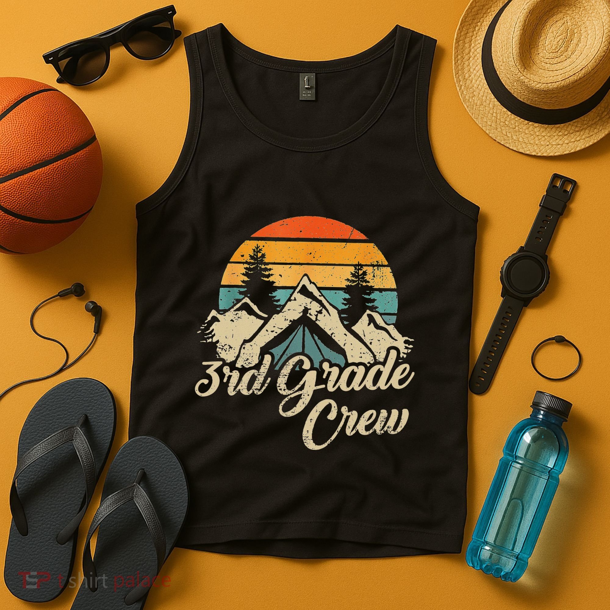 3rd Grade Crew Back To School After Camping Trip Love Camp Tank Top