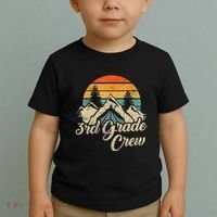 3rd Grade Crew Back To School After Camping Trip Love Camp Toddler T-Shirt thumb 2