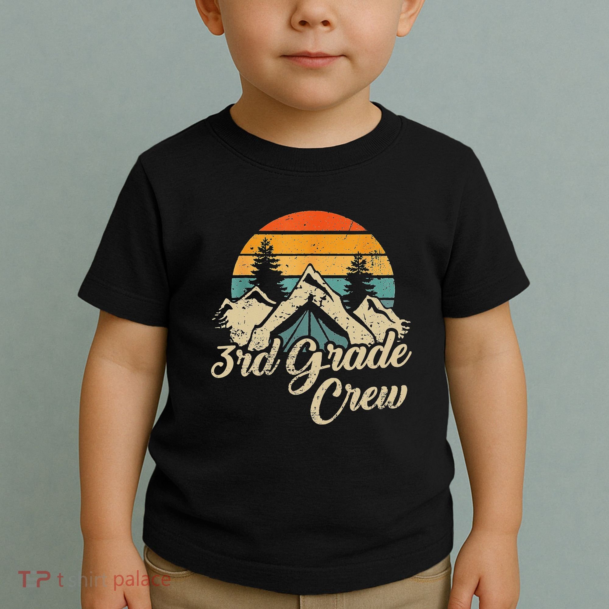 3rd Grade Crew Back To School After Camping Trip Love Camp Toddler T-Shirt