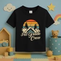 3rd Grade Crew Back To School After Camping Trip Love Camp Toddler T-Shirt thumb 3