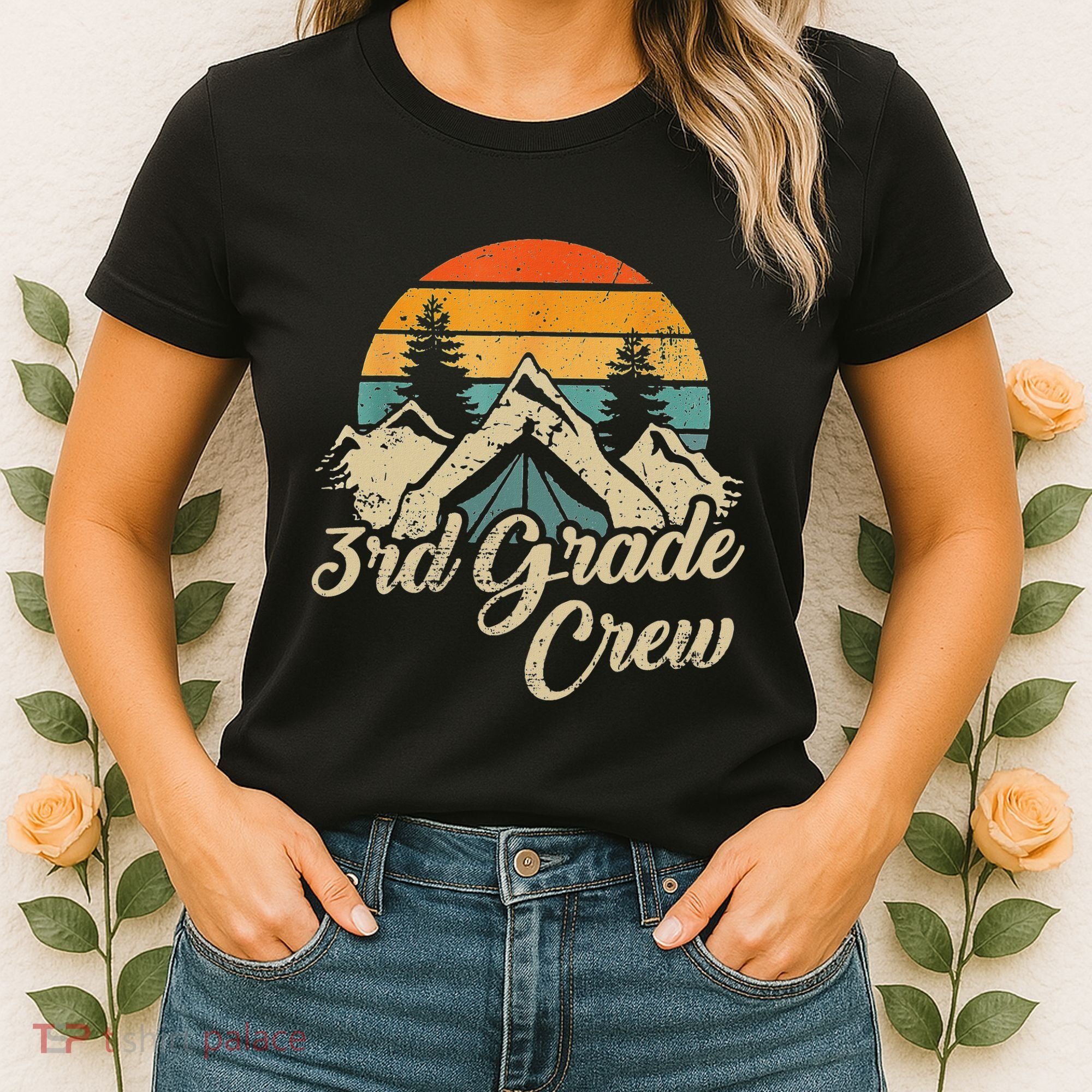 3rd Grade Crew Back To School After Camping Trip Love Camp Women's T-Shirt