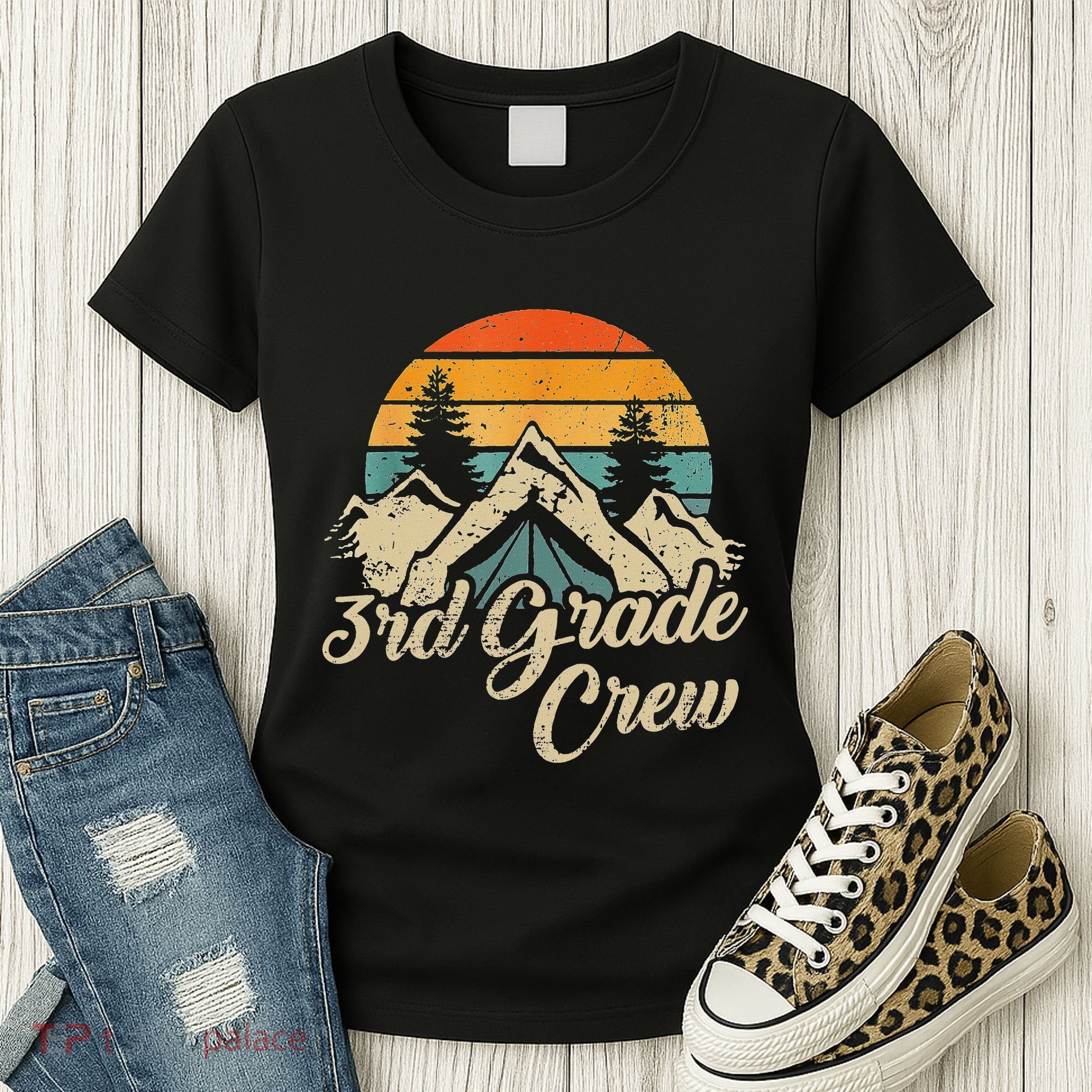 3rd Grade Crew Back To School After Camping Trip Love Camp Women's T-Shirt