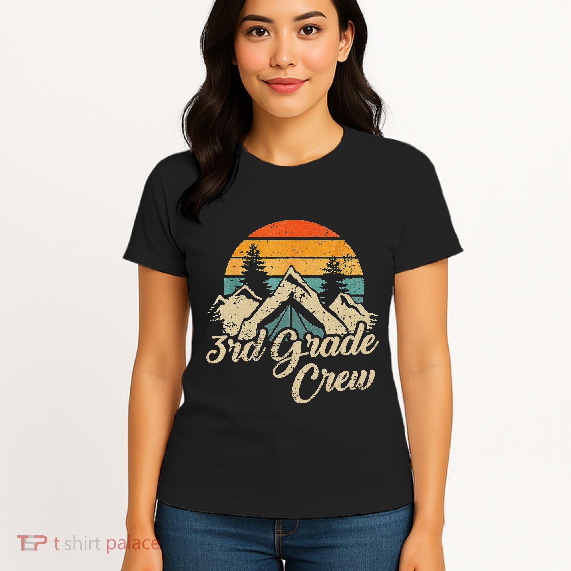 3rd Grade Crew Back To School After Camping Trip Love Camp Women's T-Shirt