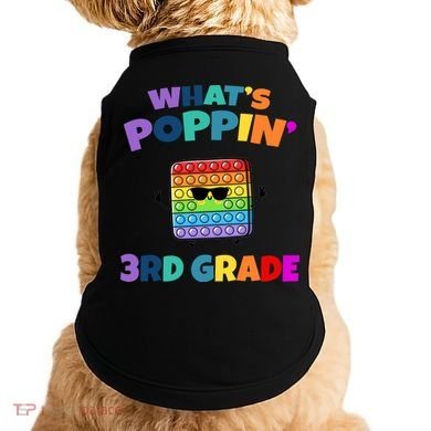 3rd Grade First Day Of School Pop It Doggie Tank