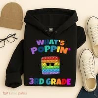 3rd Grade First Day Of School Pop It Hoodie thumb 4