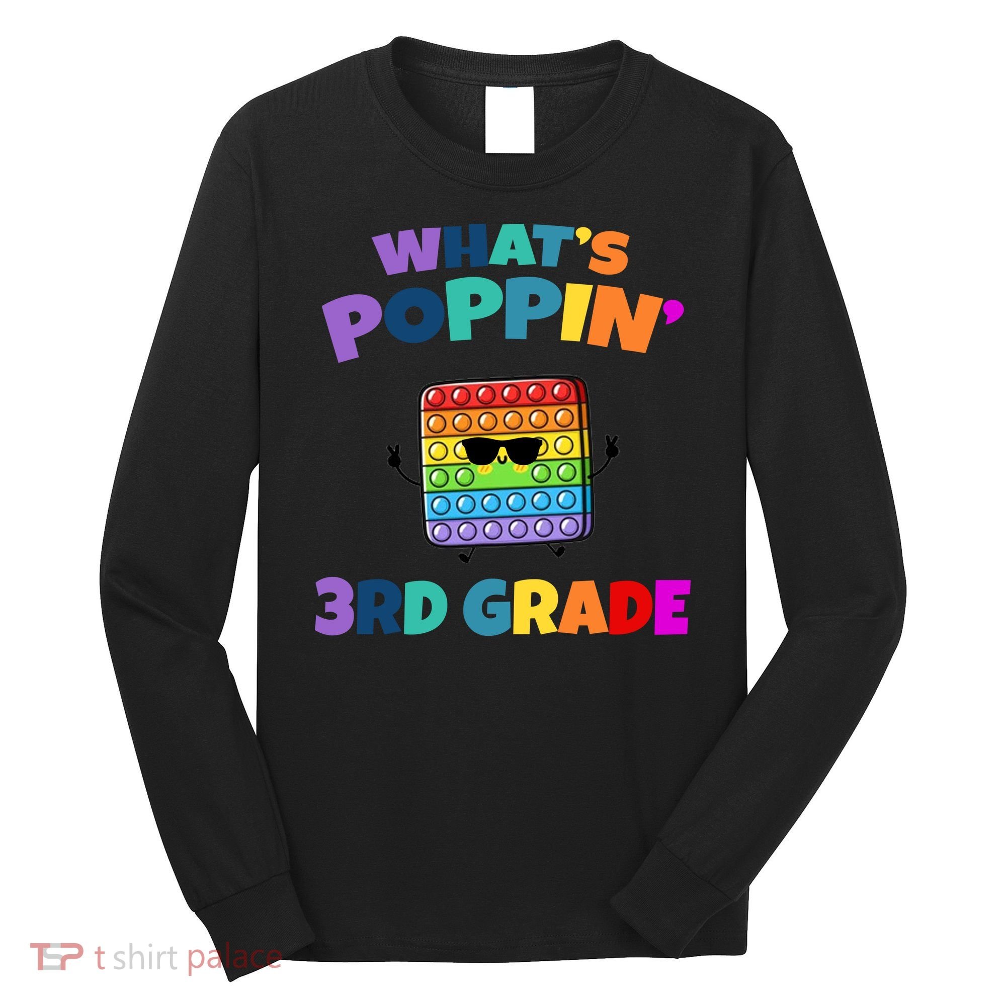 3rd Grade First Day Of School Pop It Long Sleeve Shirt