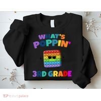 3rd Grade First Day Of School Pop It Sweatshirt thumb 2