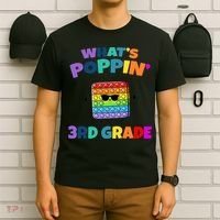 3rd Grade First Day Of School Pop It T-Shirt thumb 6