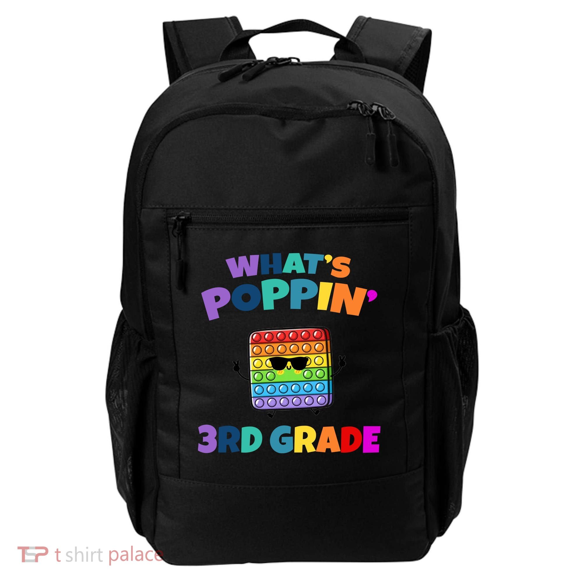 3rd Grade First Day Of School Pop It Backpack