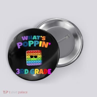 3rd Grade First Day Of School Pop It Button