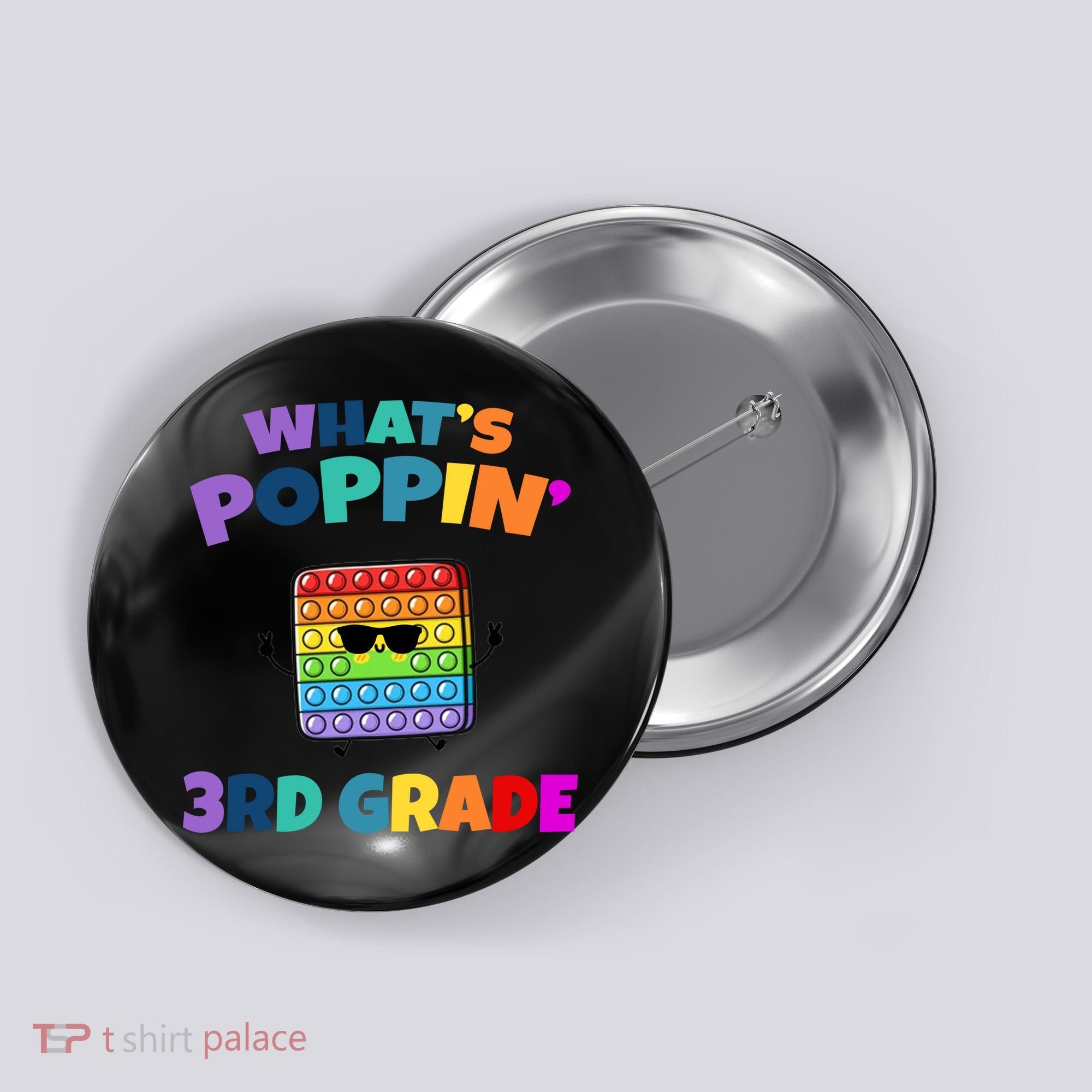 3rd Grade First Day Of School Pop It Button