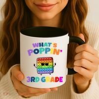 3rd Grade First Day Of School Pop It Coffee Mug thumb 3