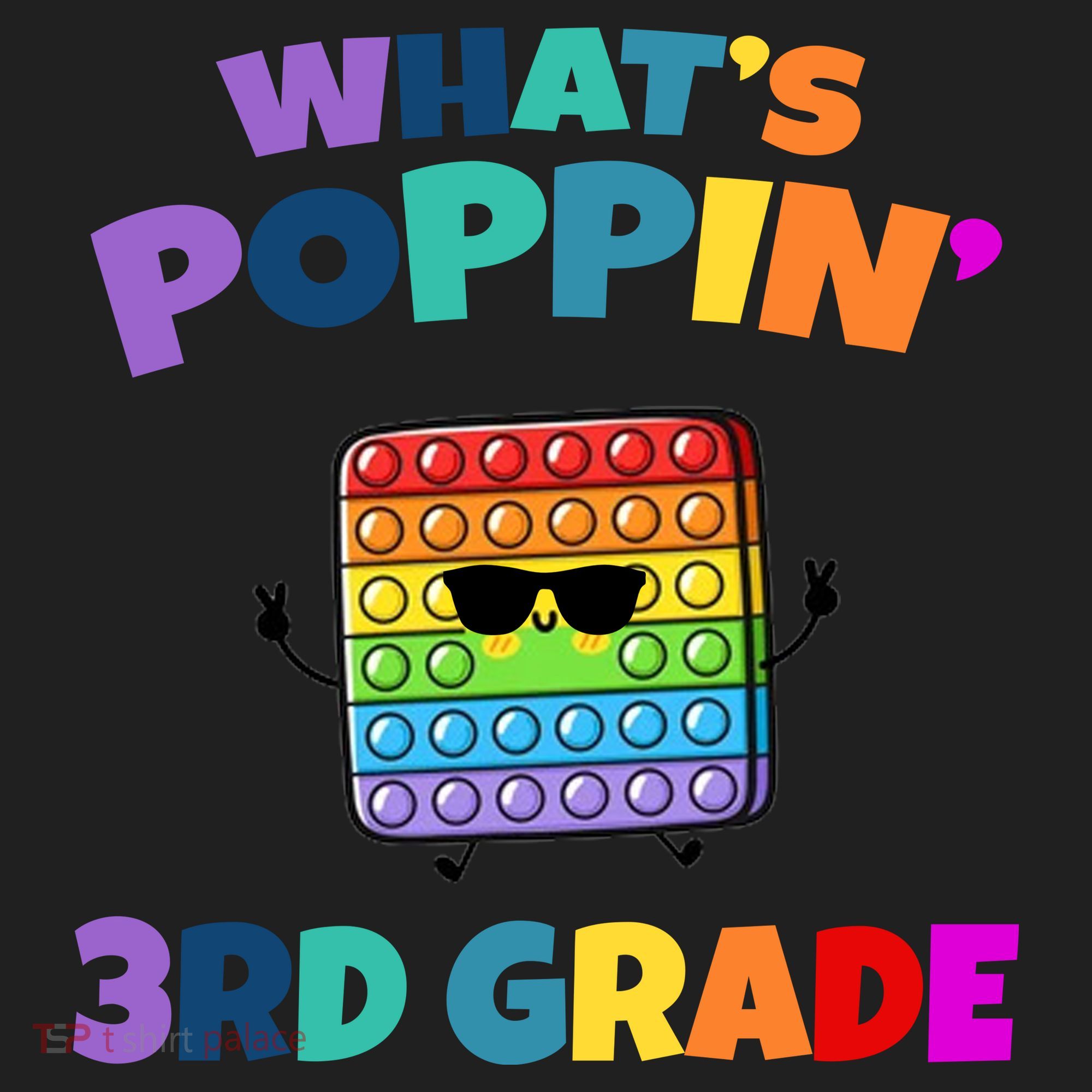 3rd Grade First Day Of School Pop It Tumbler