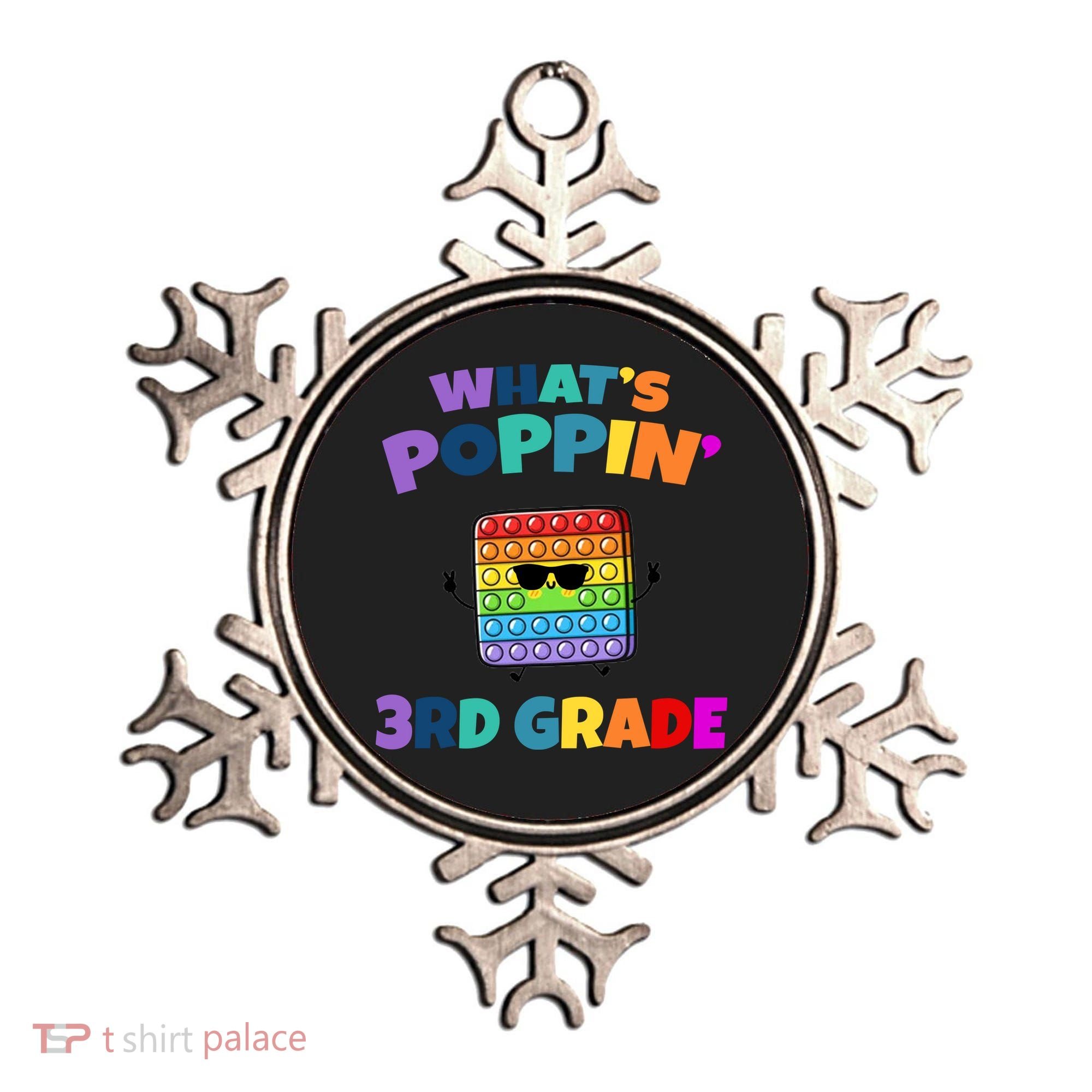 3rd Grade First Day Of School Pop It Ornament