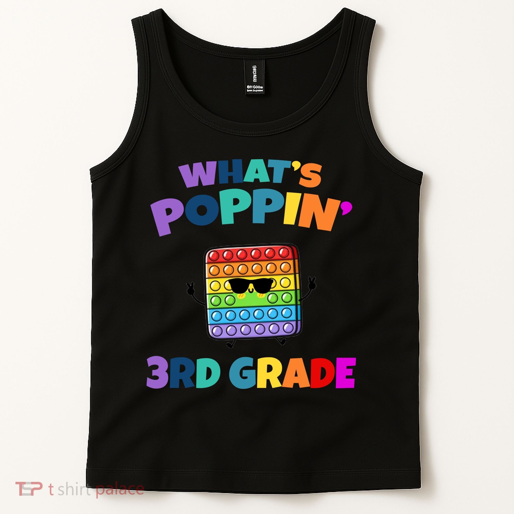 3rd Grade First Day Of School Pop It Tank Top