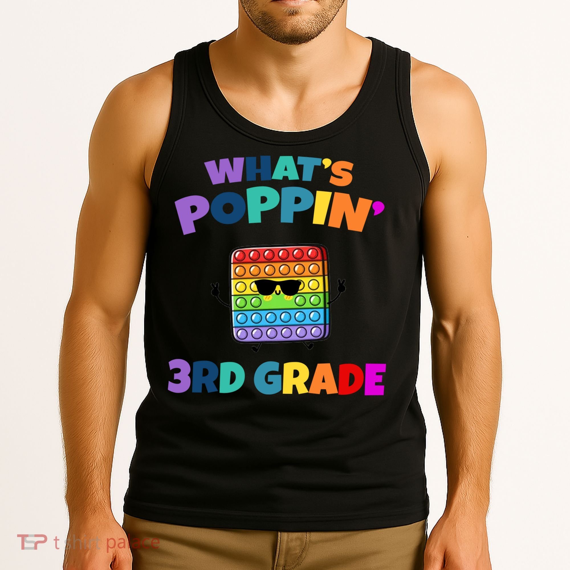 3rd Grade First Day Of School Pop It Tank Top