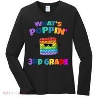 3rd Grade First Day Of School Pop It Women's Long Sleeve Shirt thumb 0