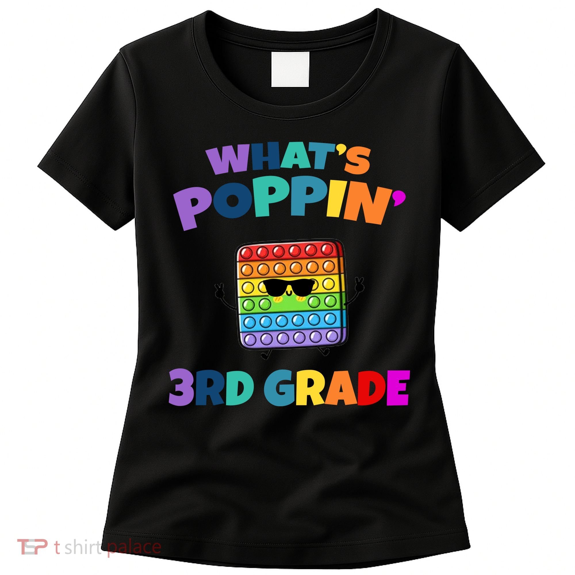 3rd Grade First Day Of School Pop It Women's T-Shirt