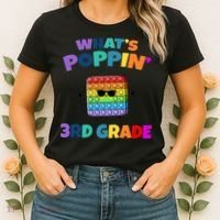 3rd Grade First Day Of School Pop It Women's T-Shirt thumb 2
