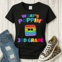3rd Grade First Day Of School Pop It Women's T-Shirt thumb 3