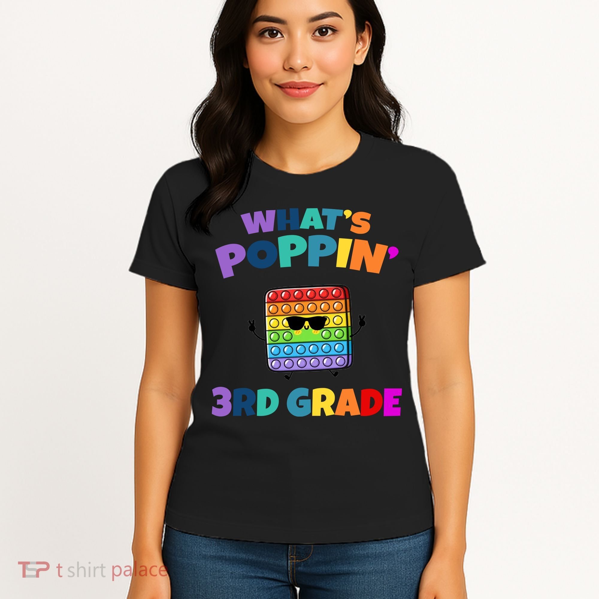 3rd Grade First Day Of School Pop It Women's T-Shirt