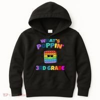 3rd Grade First Day Of School Pop It Kids Hoodie thumb 0