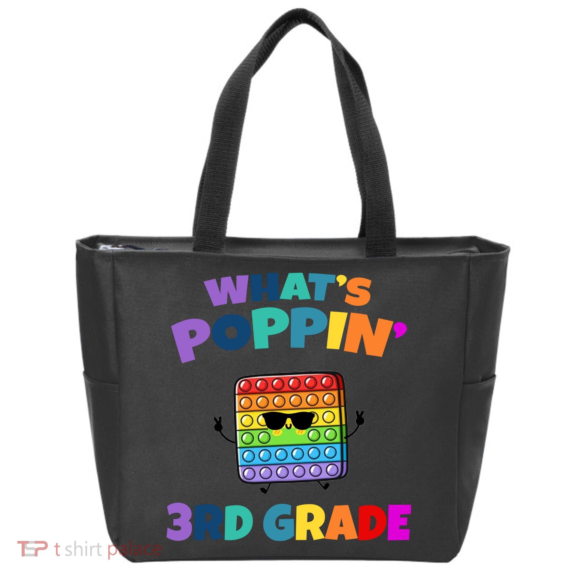 3rd Grade First Day Of School Pop It Tote Bag